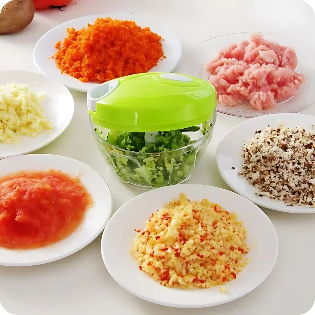 Portable Speedy Manual Chopper Food Processor