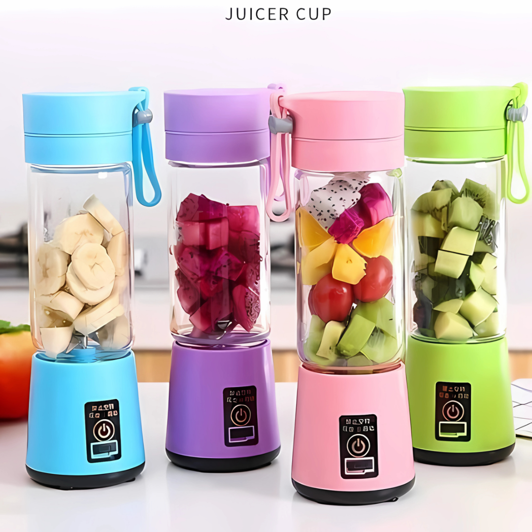 Mini USB Portable Juicer Blender – Rechargeable Electric Fruit Extractor