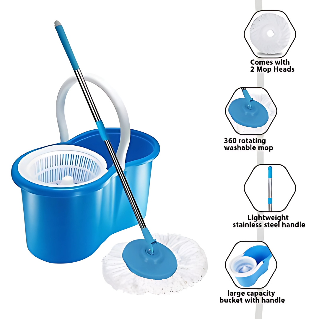 360° Spin Mop with Bucket