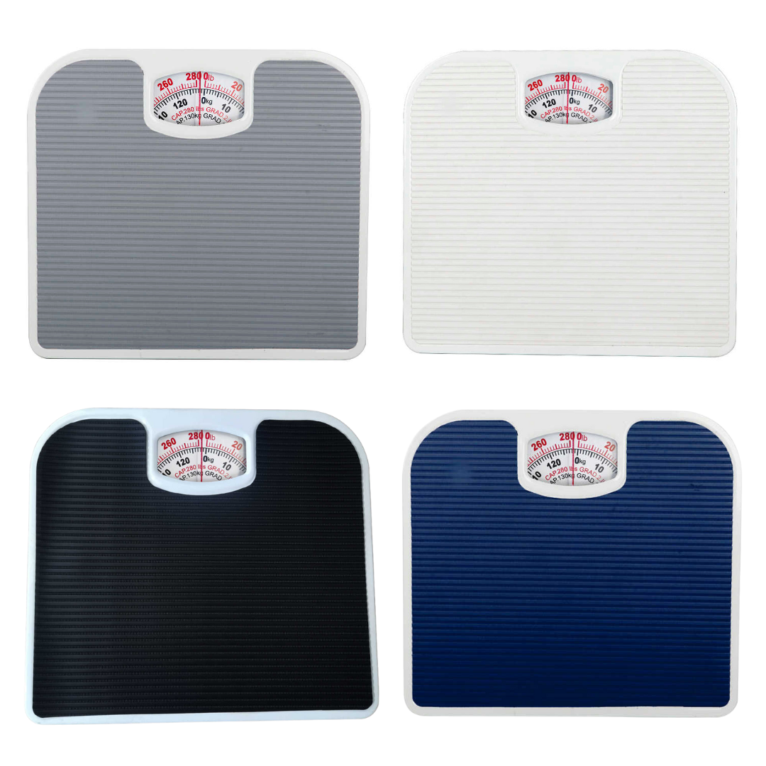 Classic Grip Non Slip Mechanical Human Weighing Scale – No Battery Needed