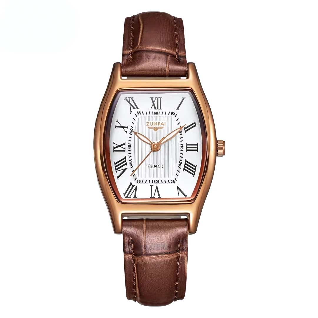 Women’s Quartz Leather Watch Gift Set – Waterproof