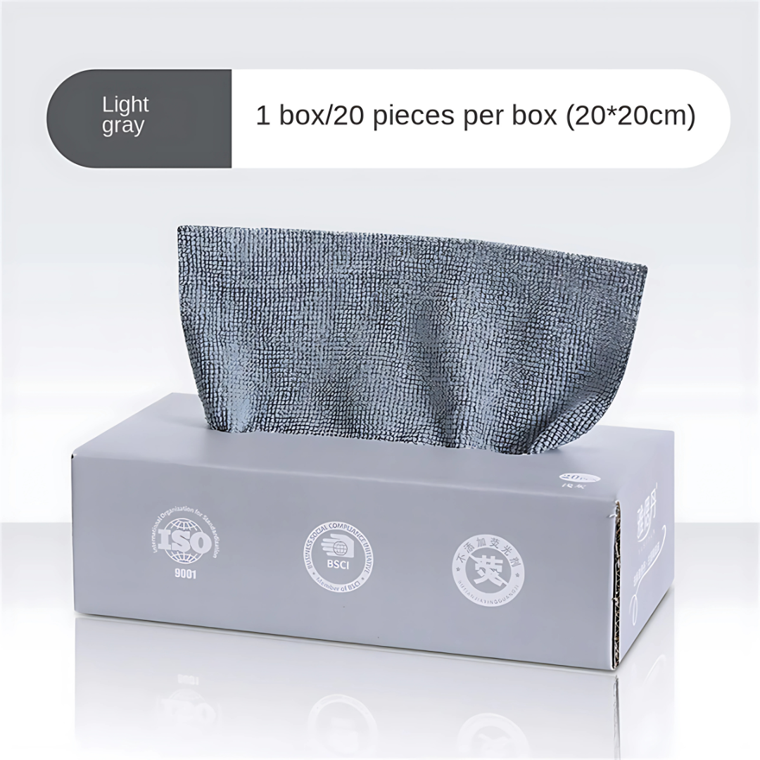 Microfiber Kitchen Dishcloths (20 Pcs) Super Absorbent, Quick-Dry & Reusable Cleaning Cloths