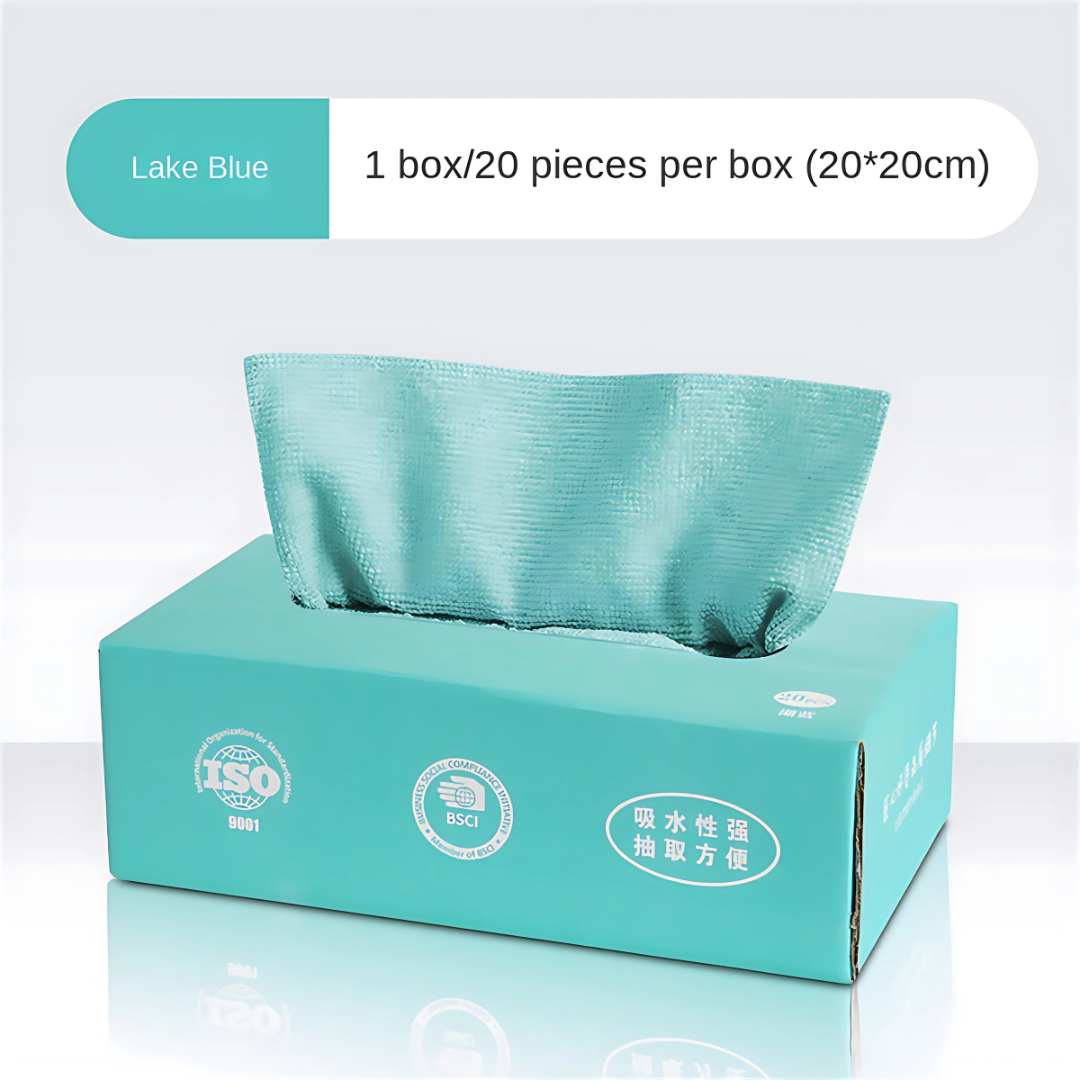 Microfiber Kitchen Dishcloths (20 Pcs) Super Absorbent, Quick-Dry & Reusable Cleaning Cloths