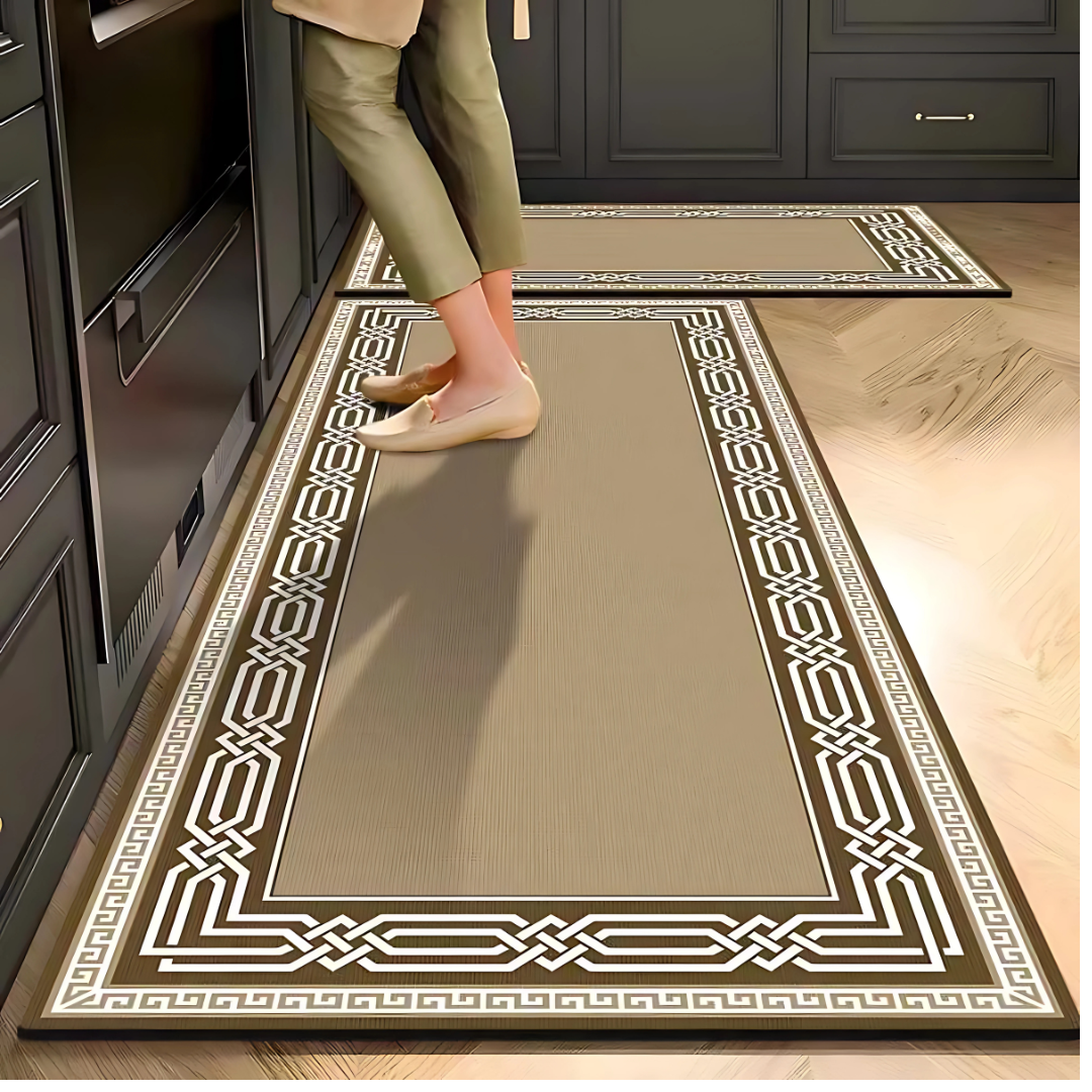 2PCS Kitchen Floor Mat Absorbent Easy Clean Mats