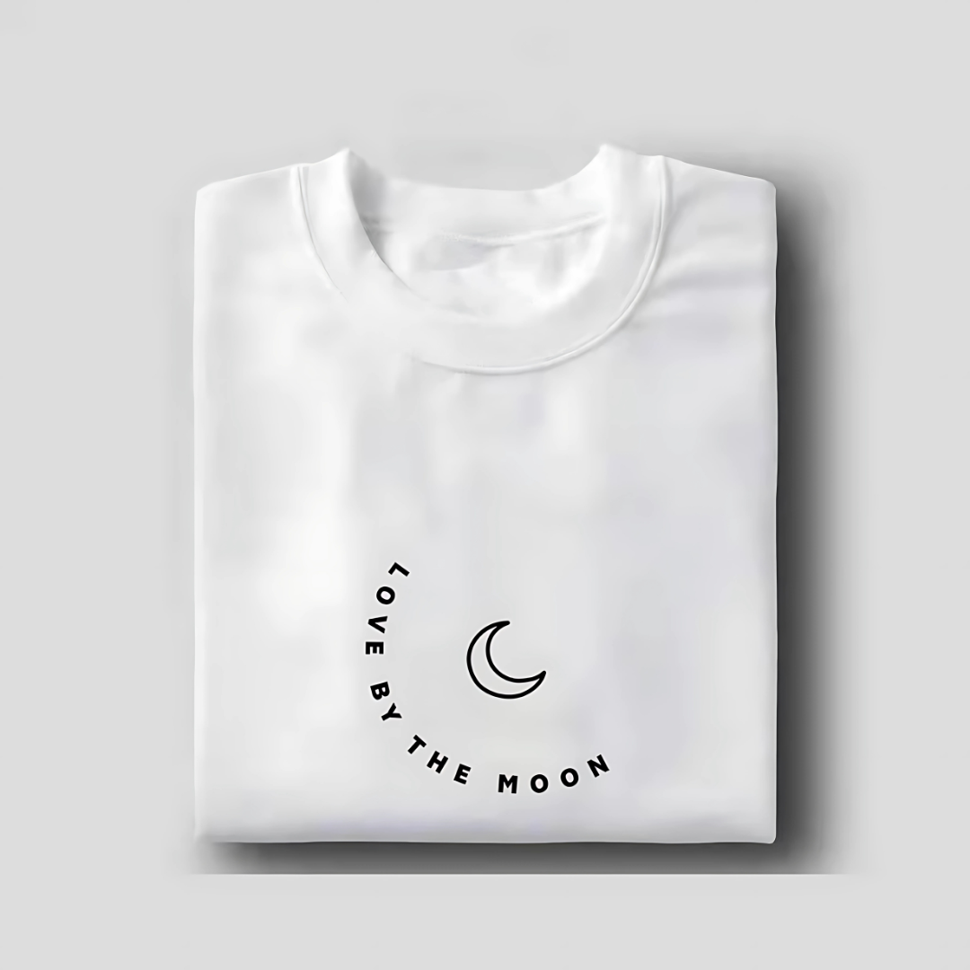 Minimalist T-Shirt for Men & Women Black & White Round Neck Shirt