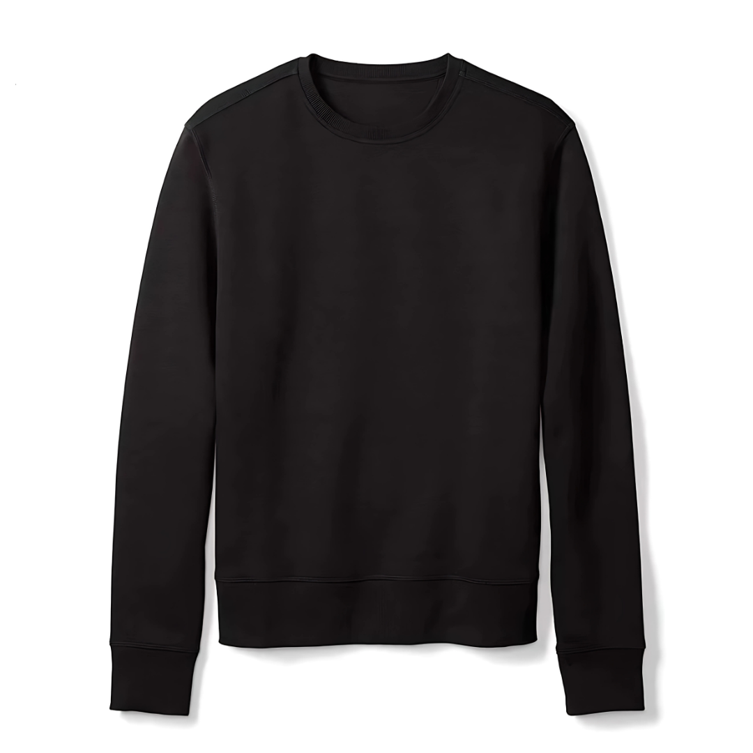 Korean Plain Pullover Sweater – Unisex Crew Neck Sweatshirt