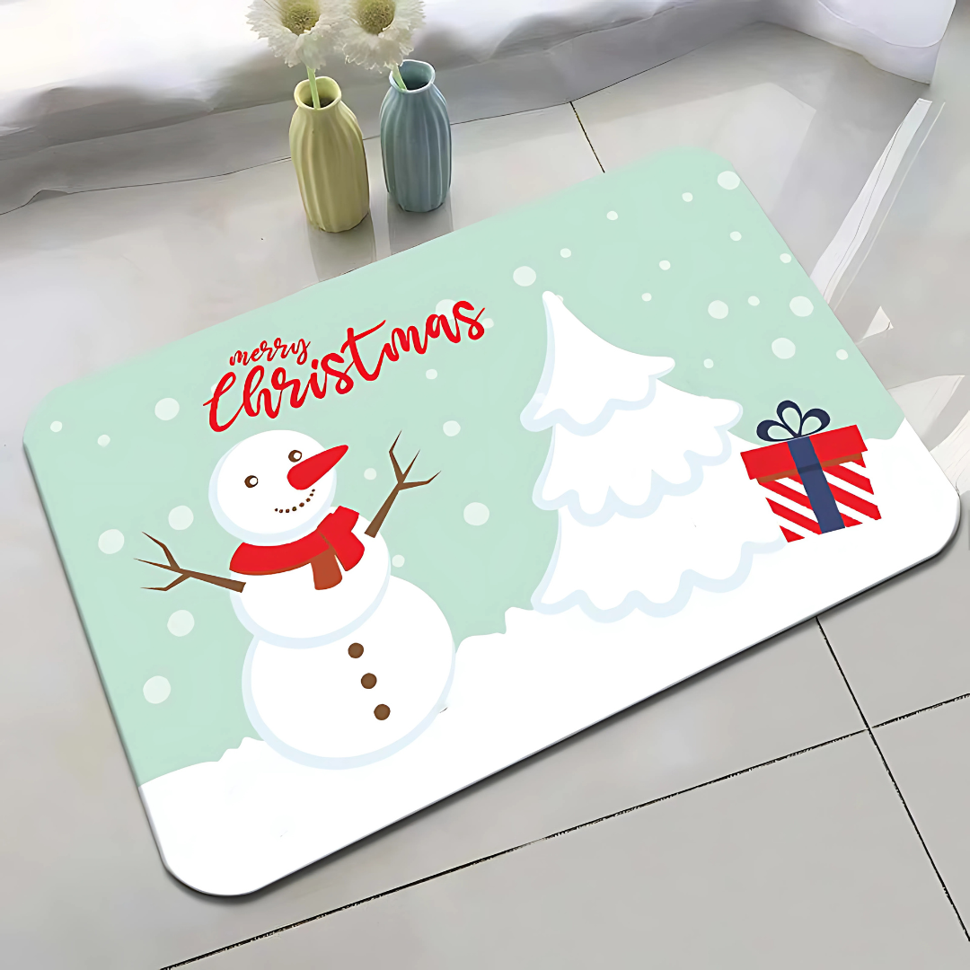 40×60CM Christmas Doormat – Festive Floor Mat & Holiday Carpet Decorations