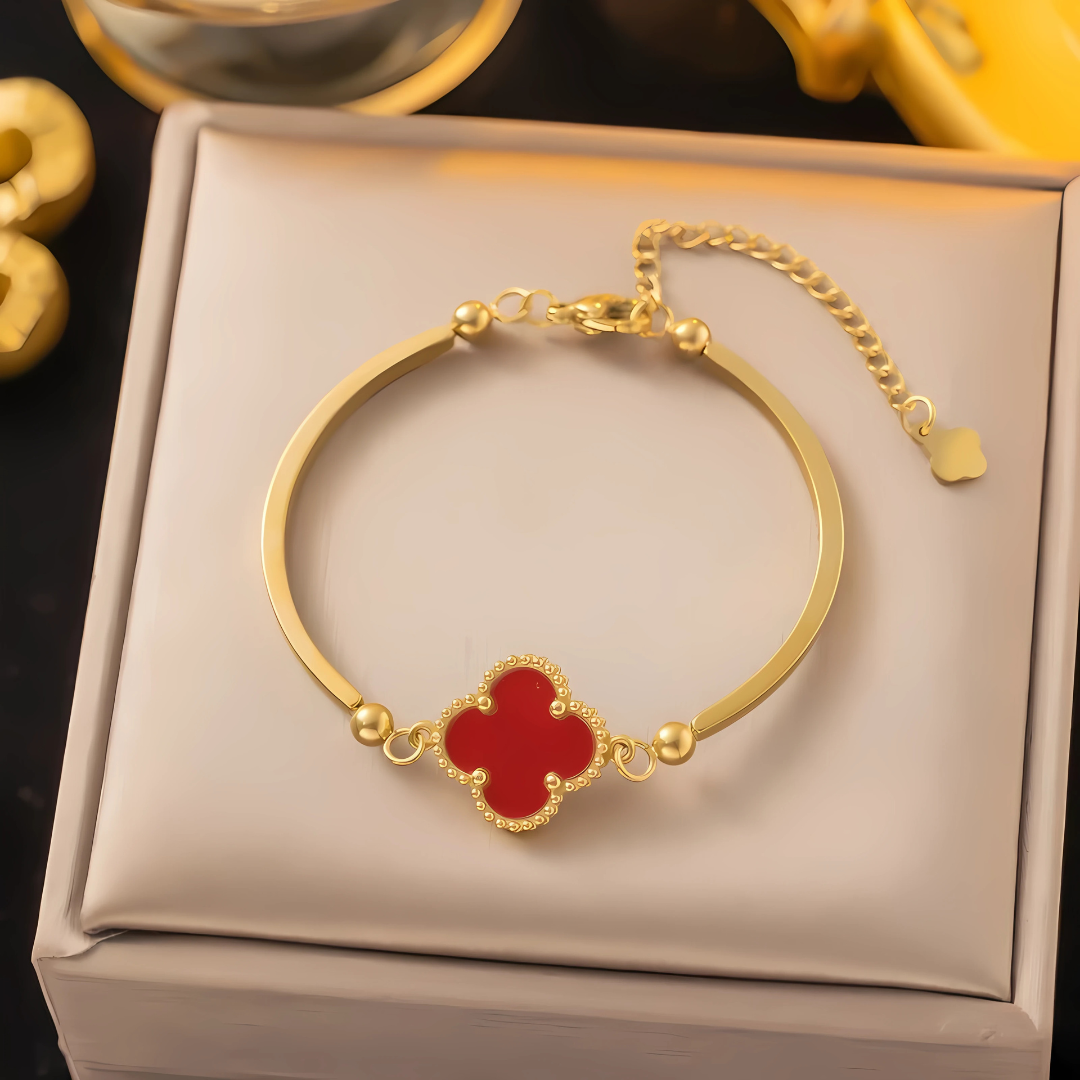 Fashion Four-Leaf Clover Bracelet Women’s High-Grade Elegant Jewelry Gift