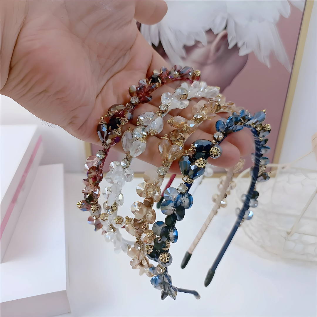 Korean Luxury Crystal Diamond Headband for Women