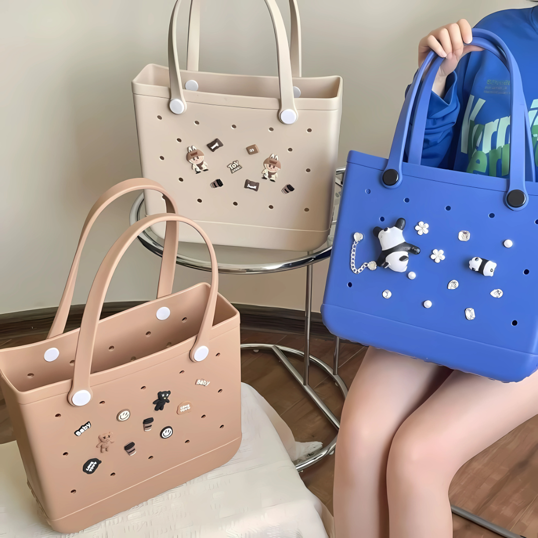 THAI Big Silicone Beach Bag – EVA Waterproof Tote Bag