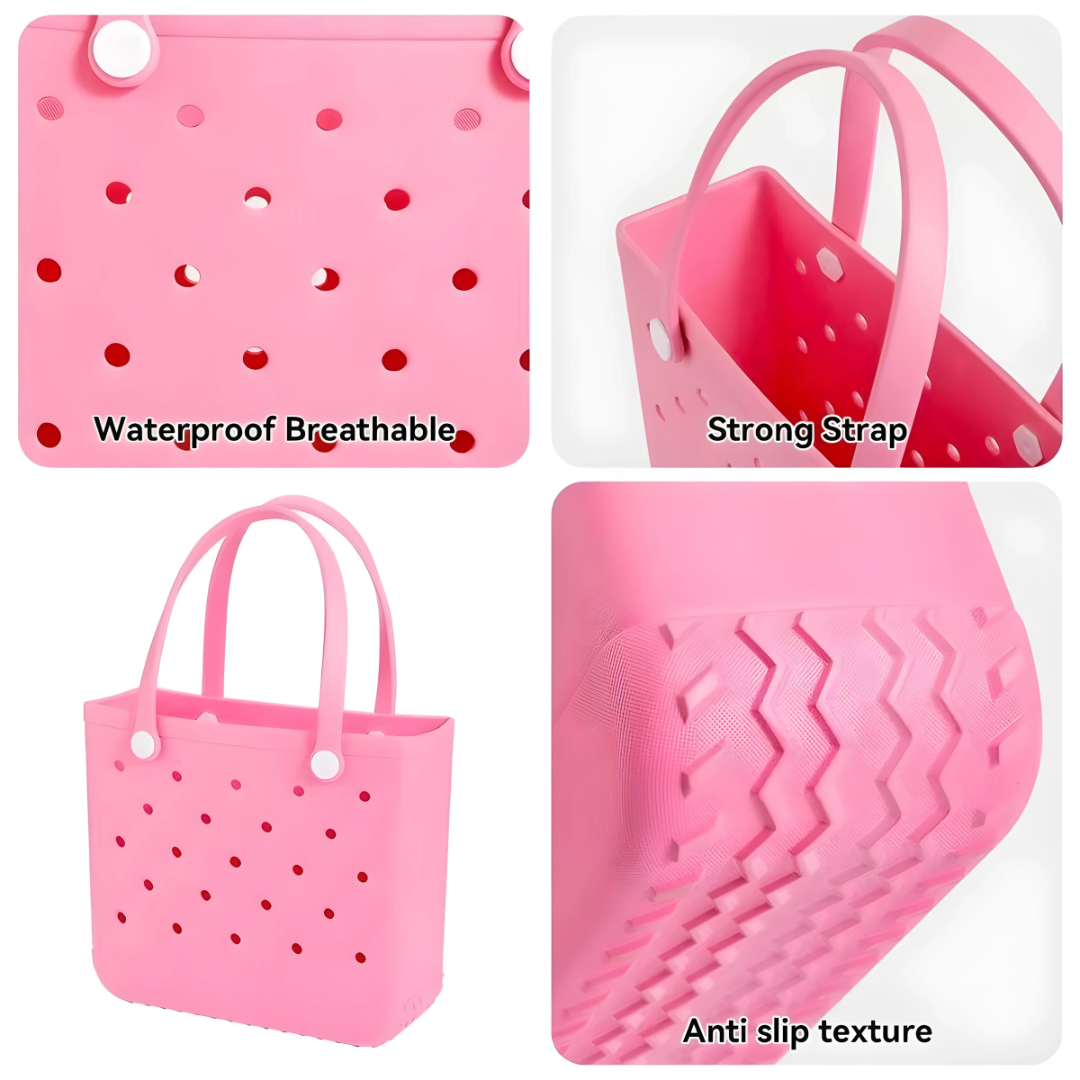 THAI Big Silicone Beach Bag – EVA Waterproof Tote Bag