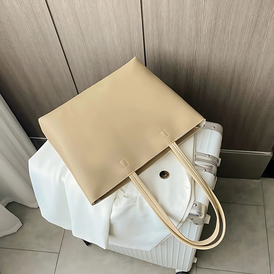 Durable PU Leather Tote Bag for Women Stylish Handbag
