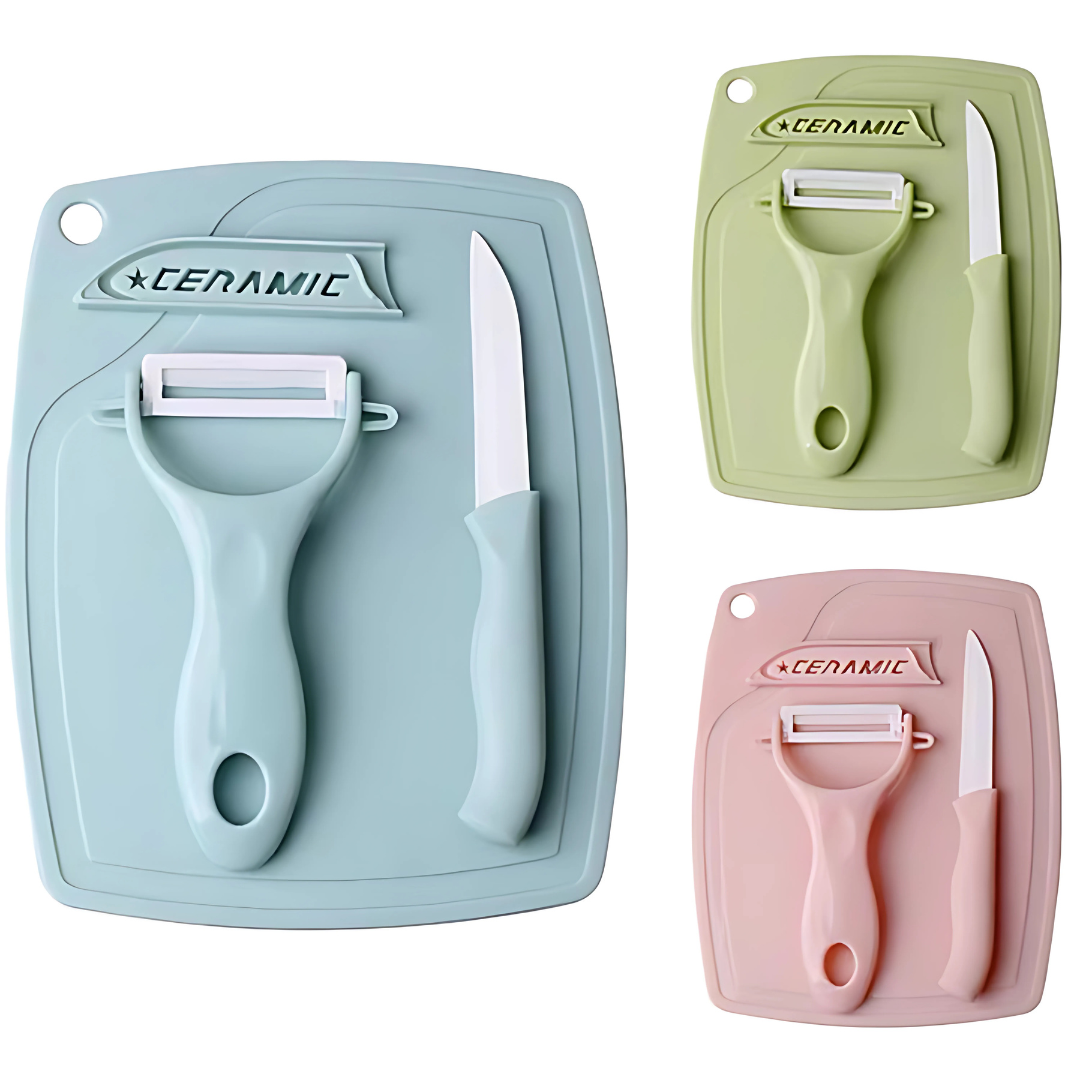 3-in-1 Ceramic Knife Set