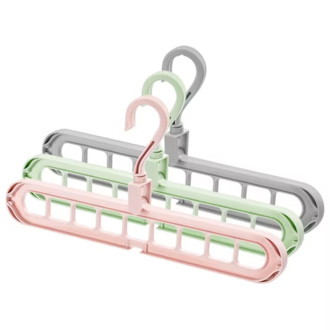 Magic 9-Hole Hanger Adjustable Space-Saving Closet Organizer