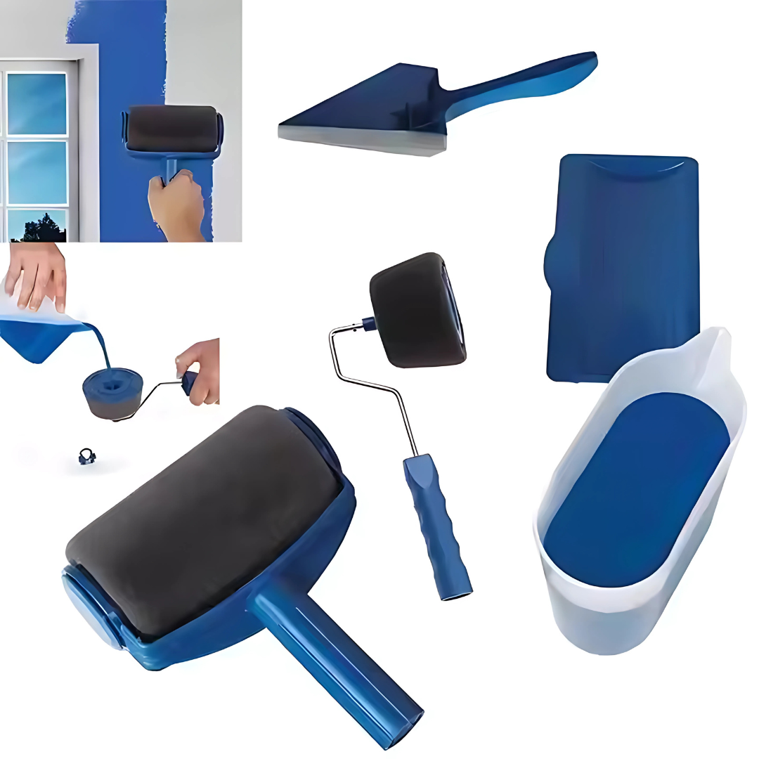 Premium Paint Roller Set for Walls & Ceilings | Drip-Free, Reusable DIY Painting Tool