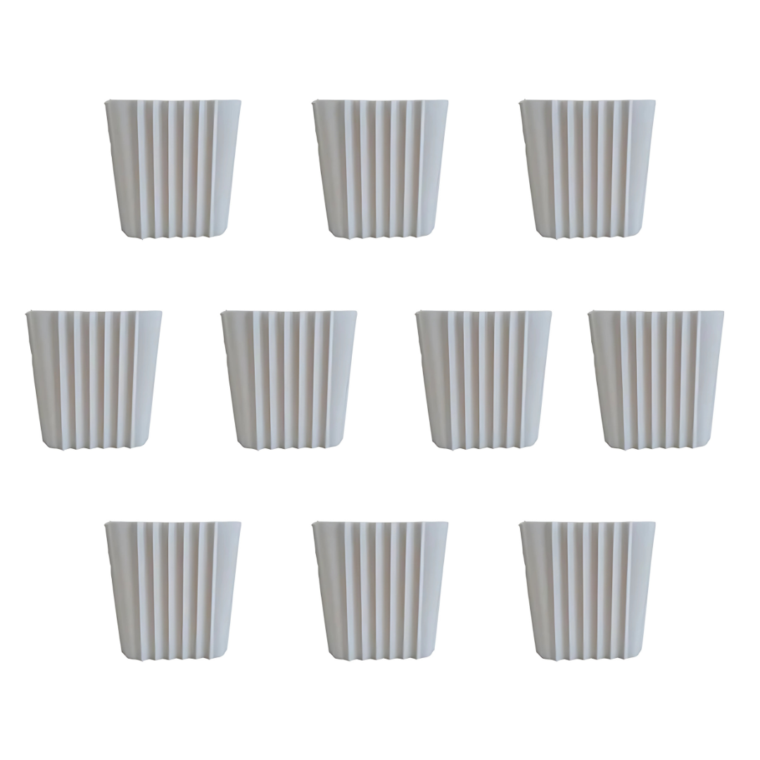 Corrugated Plastic Plant Holder with 3x3 Pots | Vertical Garden Organizer