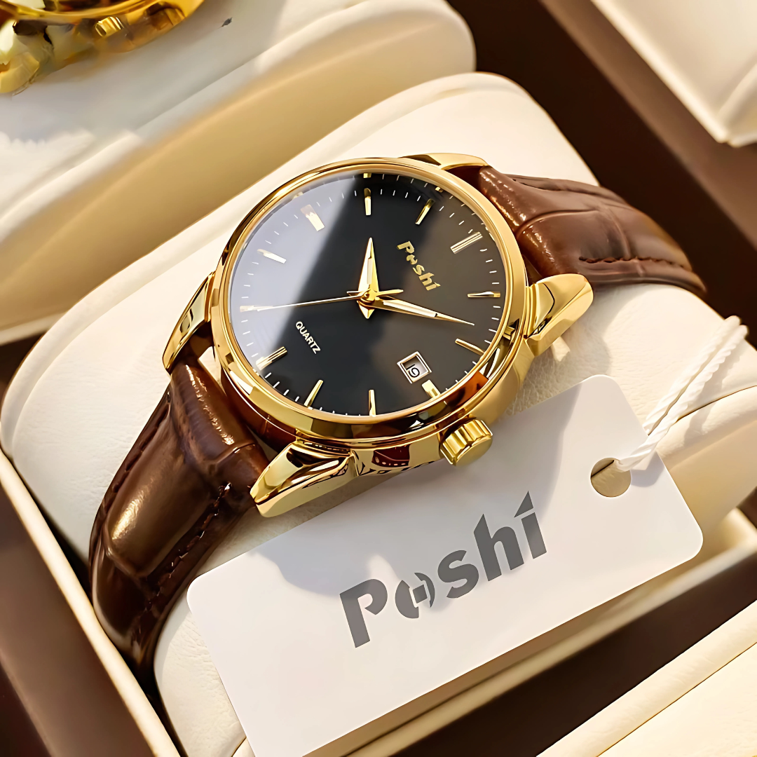 Women's Quartz Luminous Watch | Waterproof Leather Strap | Fashion Casual Ladies Watch
