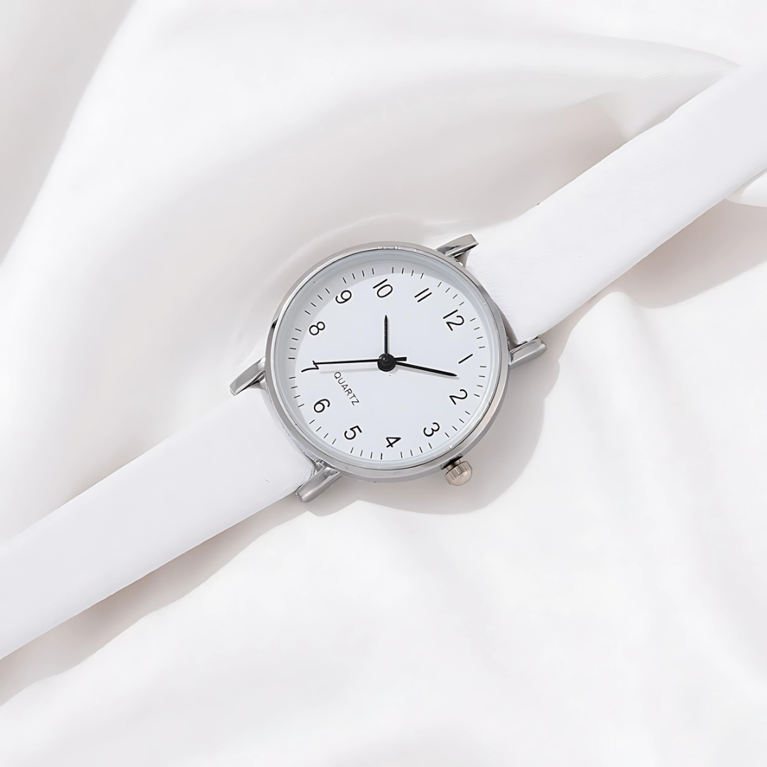 2-Piece Women’s Watch & Bracelet Set Roman Dial