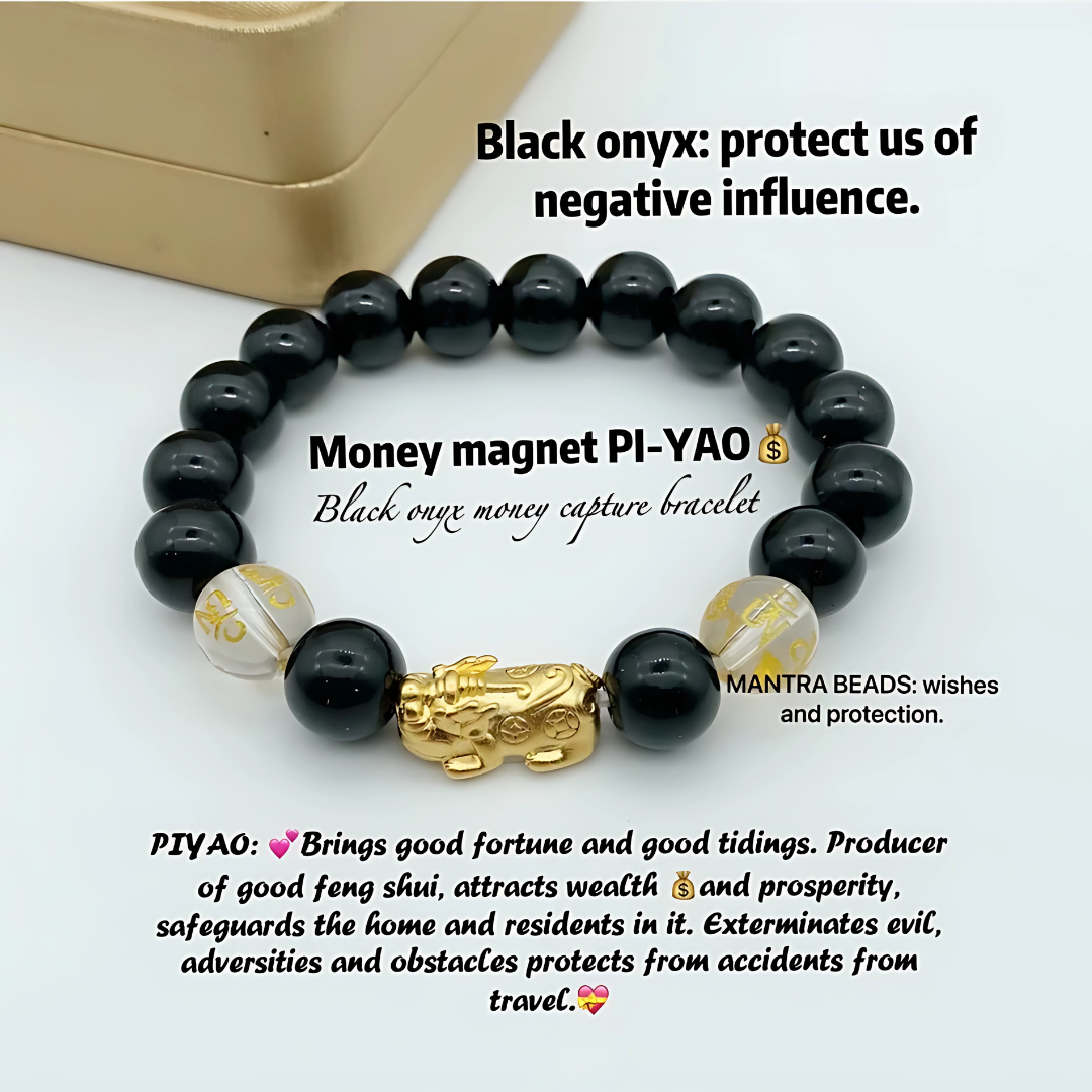 Lucky Charm Pi Yao (Pixiu) Wealth & Protection Feng Shui Bracelet