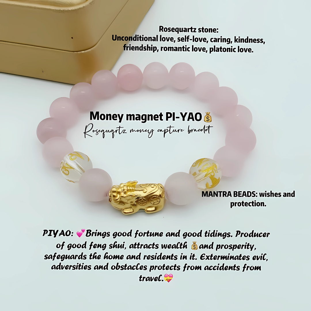 Lucky Charm Pi Yao (Pixiu) Wealth & Protection Feng Shui Bracelet
