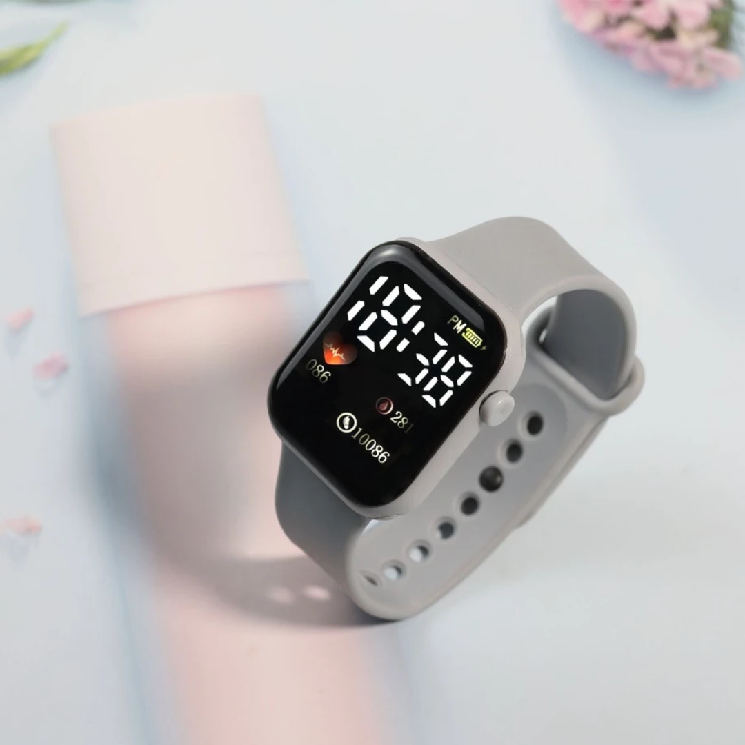 Unisex Waterproof Sport Watch Durable Silicone Strap