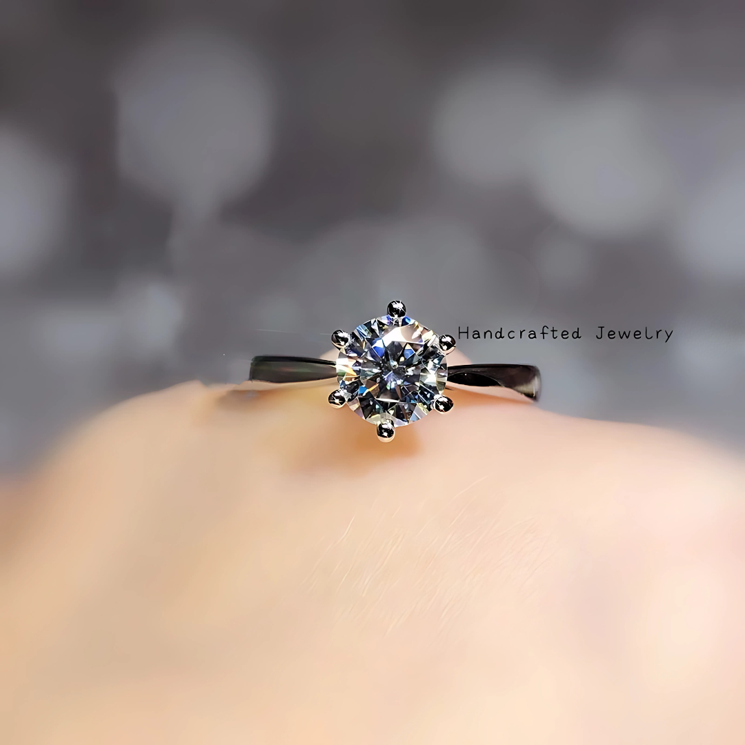 Promise Ring for Women Adjustable Wedding Zircon Ring