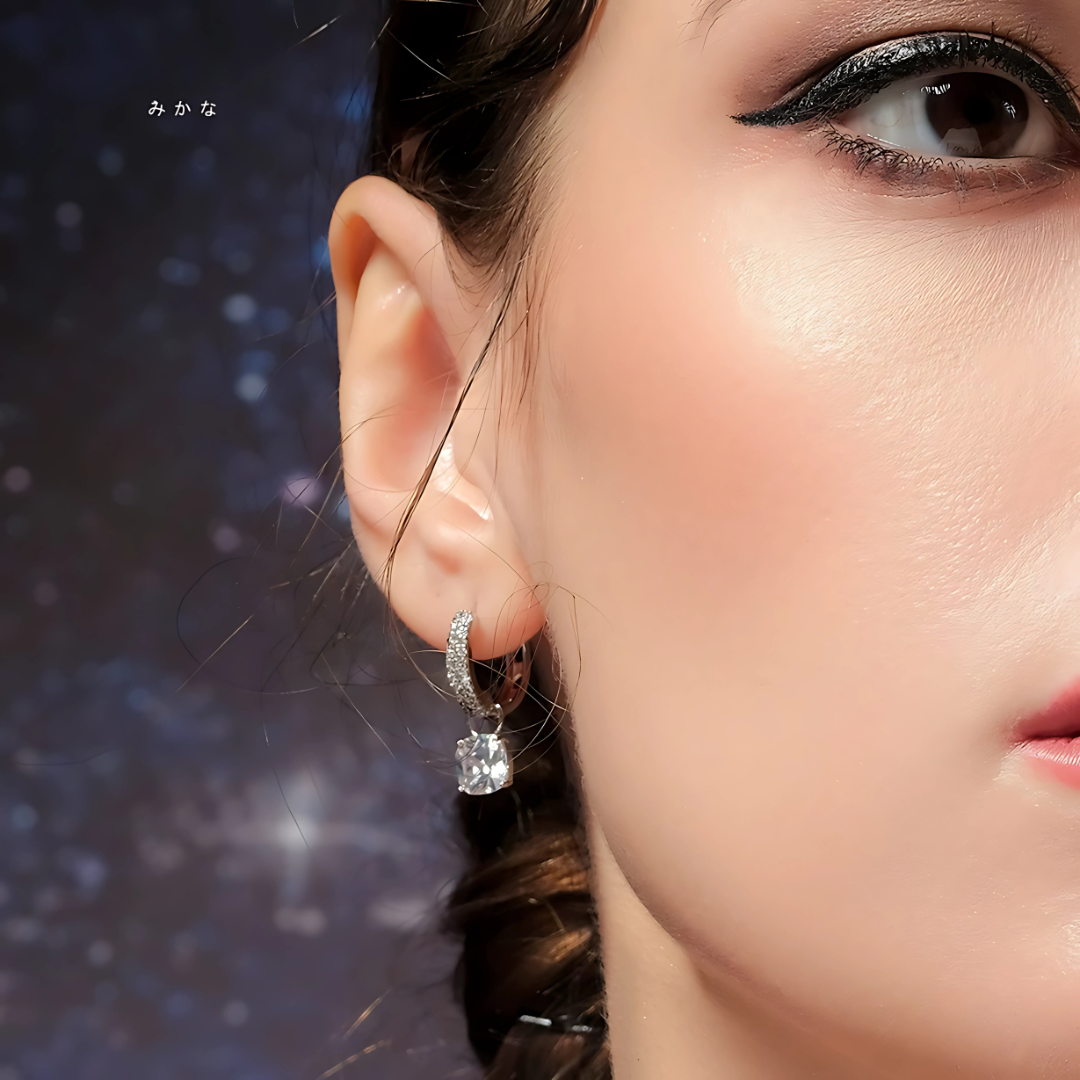 18K Gold Plated Fuin Drop Earrings for Women