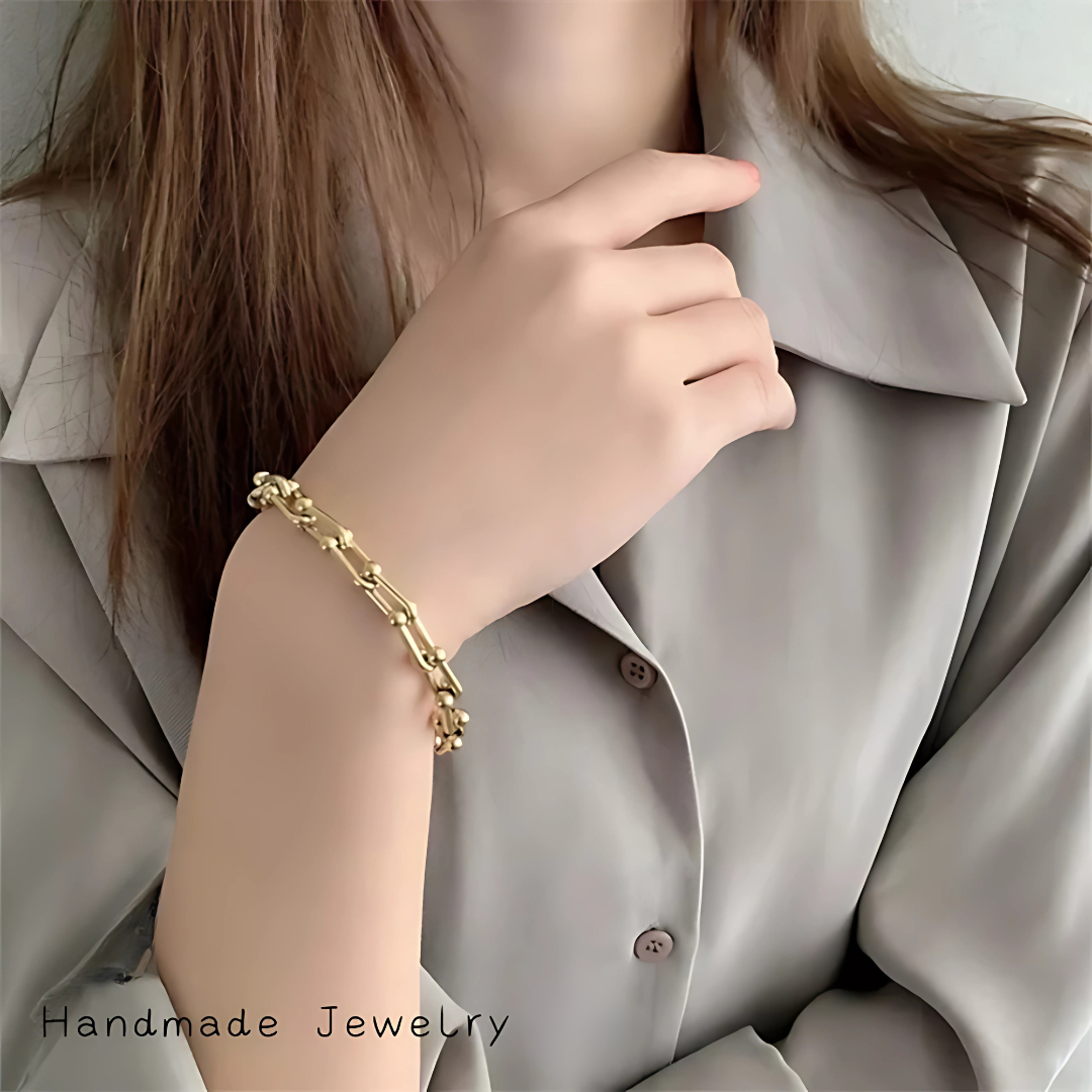 18K Gold Stainless Steel Bracelet for Women