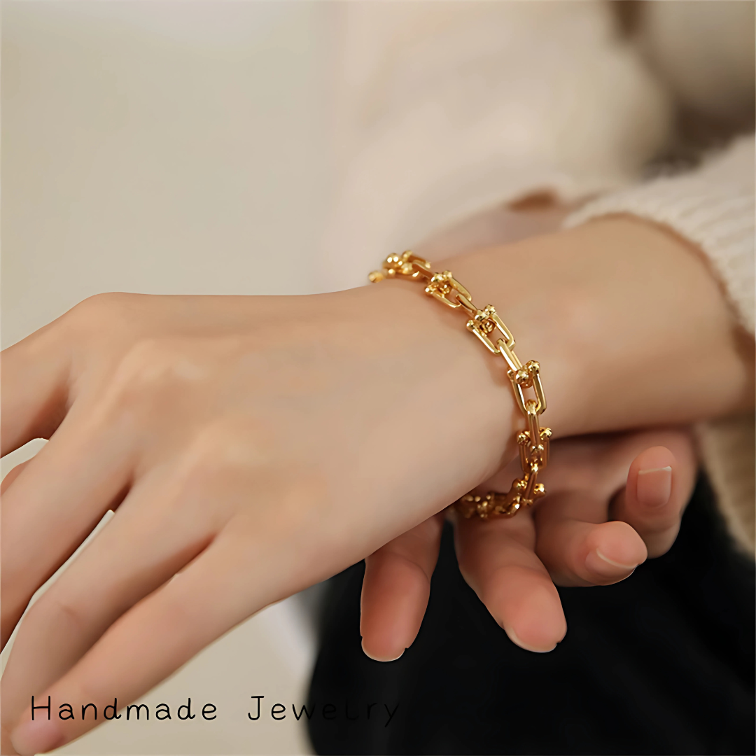 18K Gold Stainless Steel Bracelet for Women