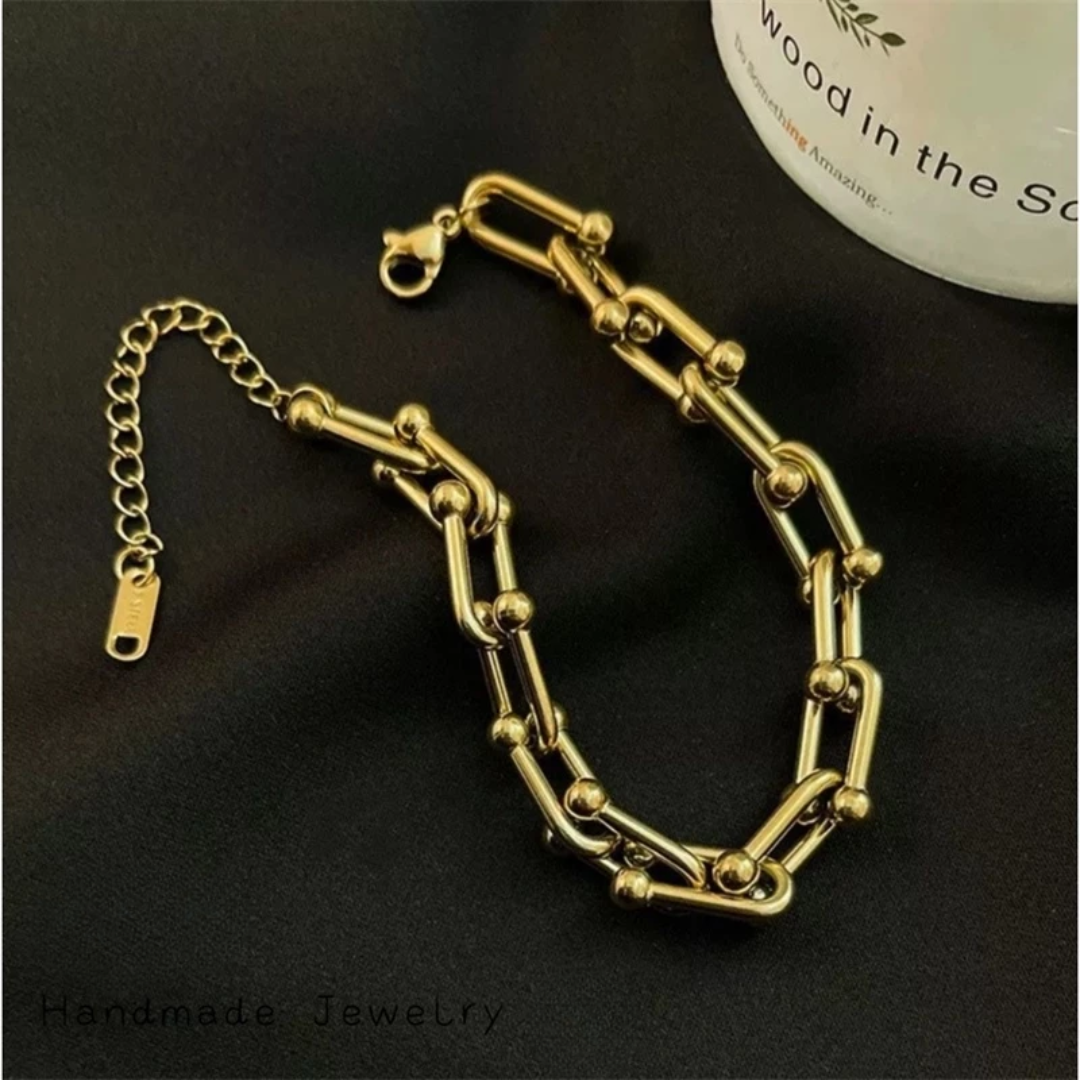 18K Gold Stainless Steel Bracelet for Women