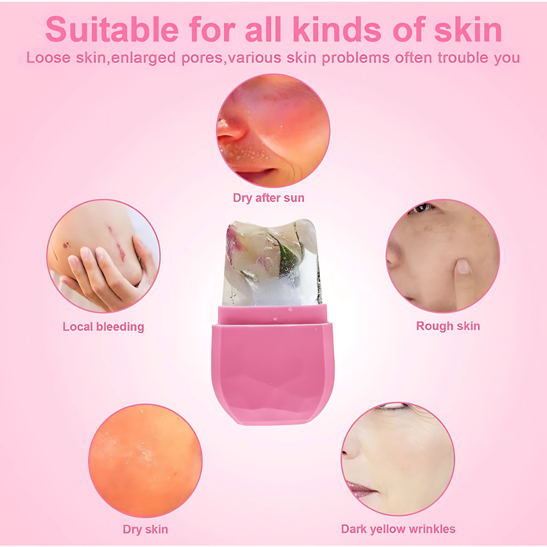 Face Ice Roller for Acne, Pore Tightening & Skin Lifting