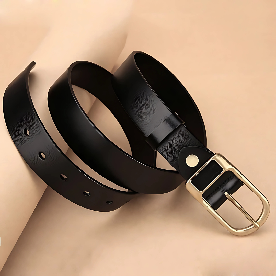 Men's Retro Leather with Pin Buckle Casual Jeans Belt