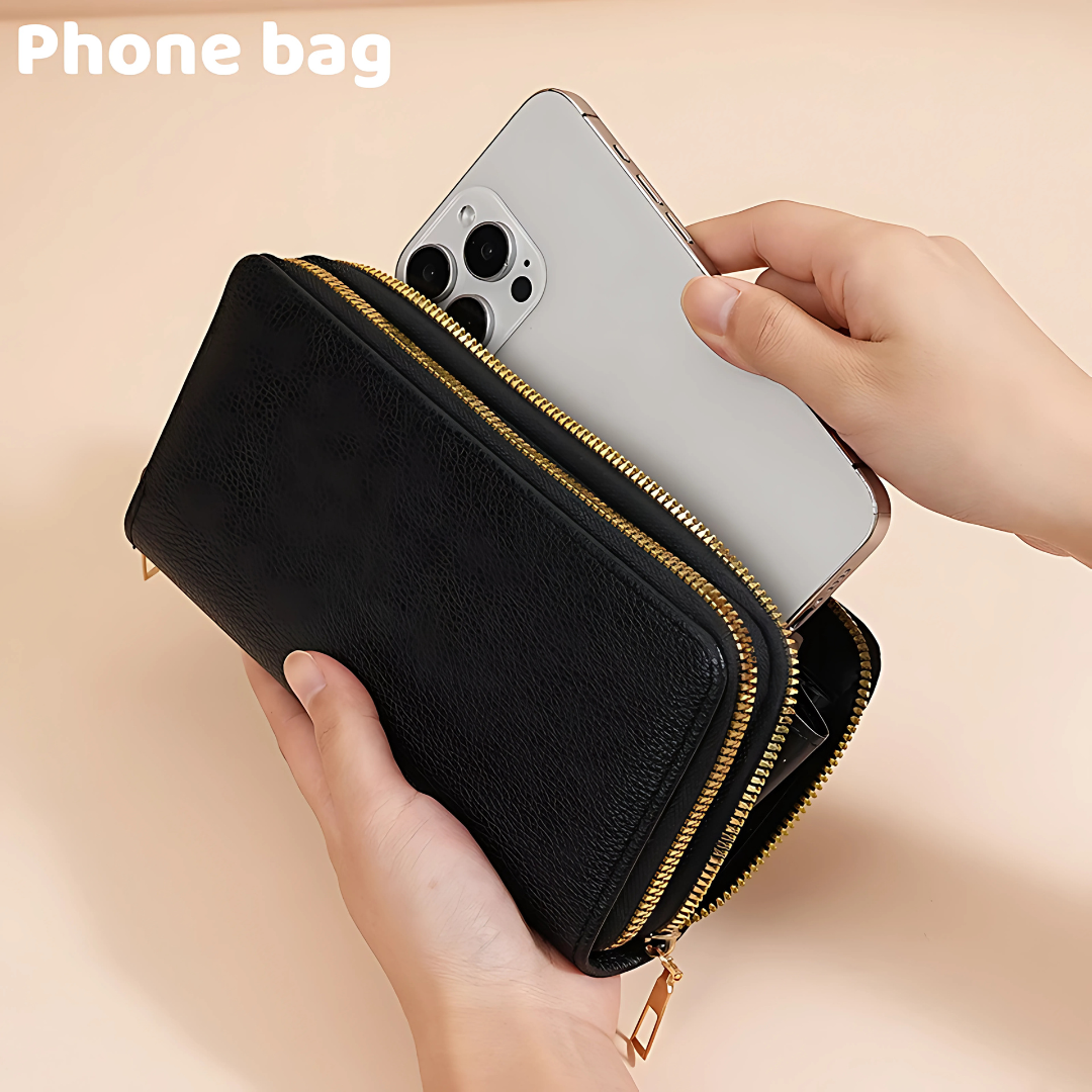 Korean Women’s Long Wallet with Card Holder & Coin Purse
