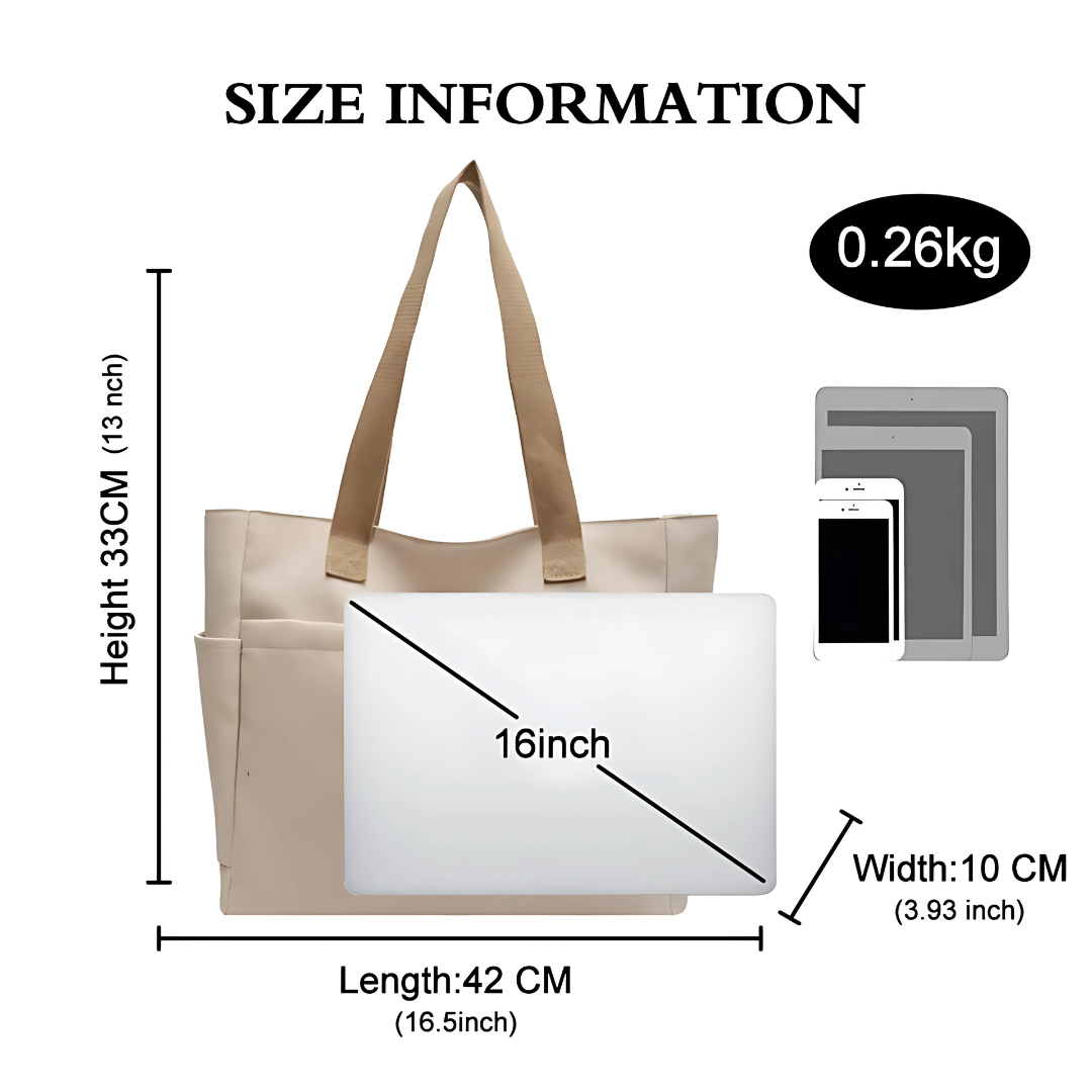 Large Waterproof Japanese Tote Bag for Women