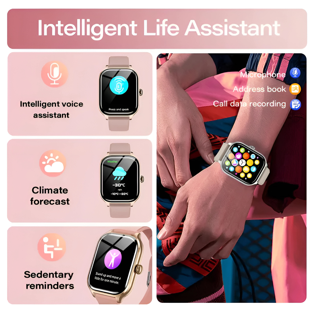 H9 Smart Watch – 2.01” Bluetooth Sports & Fitness Tracker