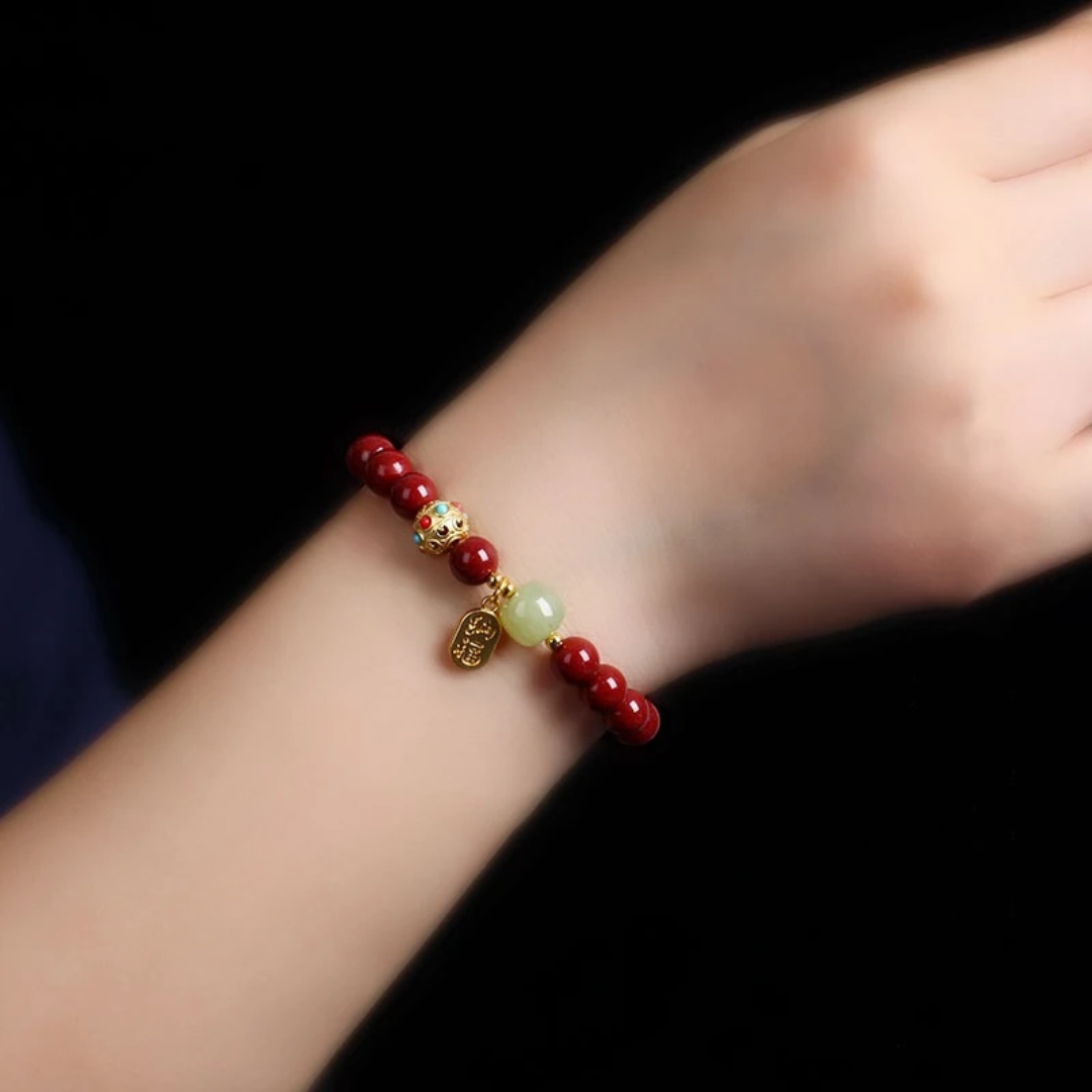 2025 Chinese Wealth & Safety Bracelet – Lucky Beads for Women