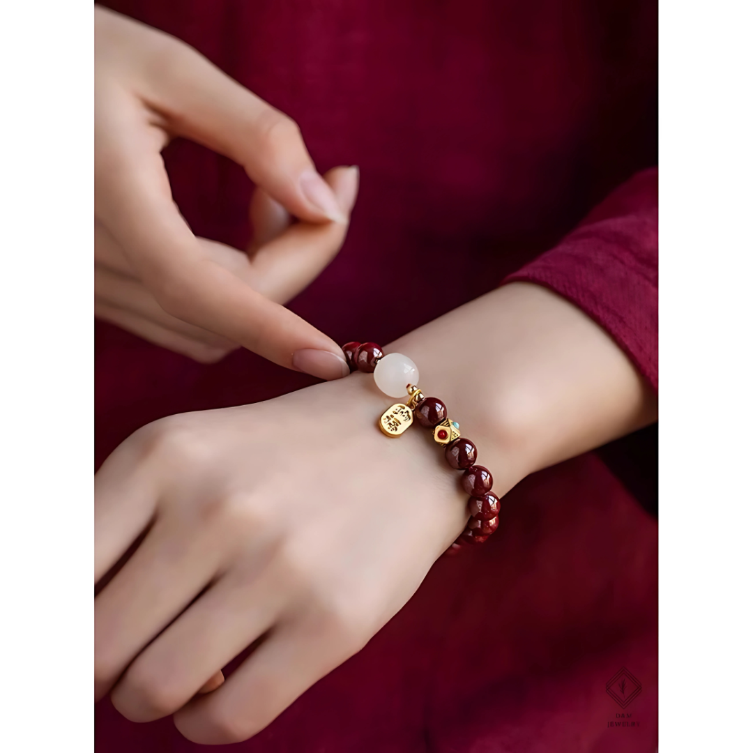 2025 Chinese Wealth & Safety Bracelet – Lucky Beads for Women