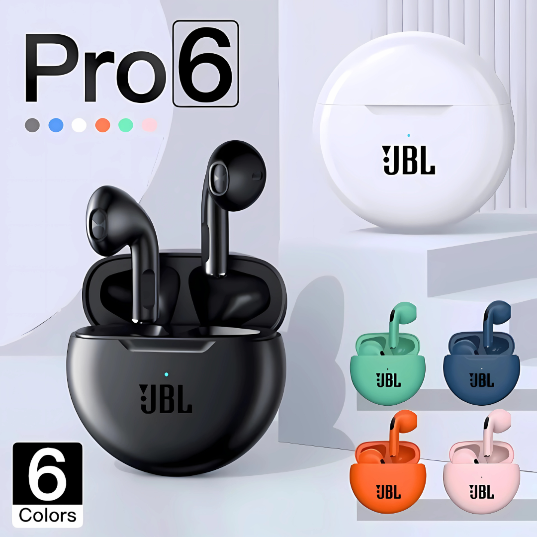 JBL Pro6 TWS Wireless Earbuds Bluetooth 5.1 Smart Touch