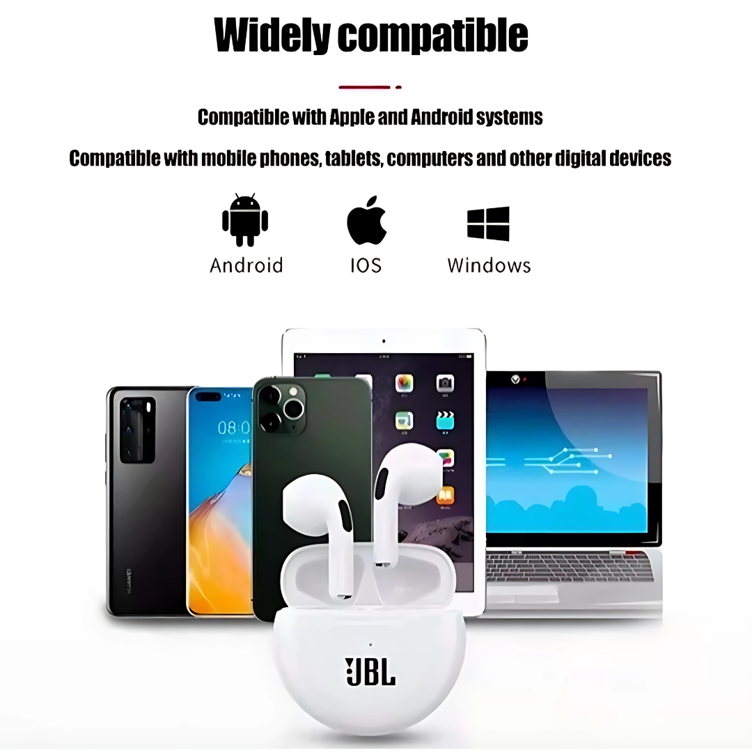 JBL Pro6 TWS Wireless Earbuds Bluetooth 5.1 Smart Touch