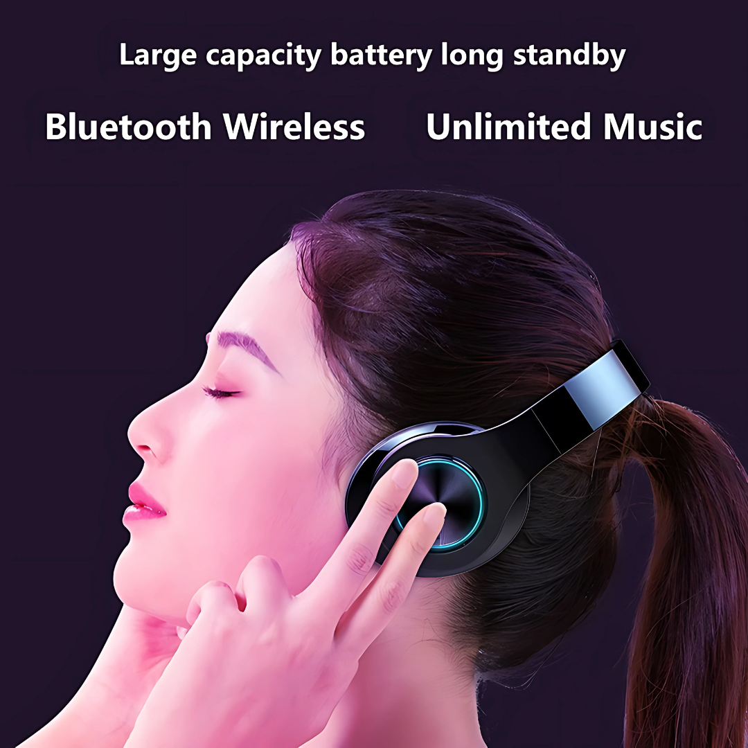 Over-Ear Bluetooth Wireless Headphones ANC Noise Cancelling