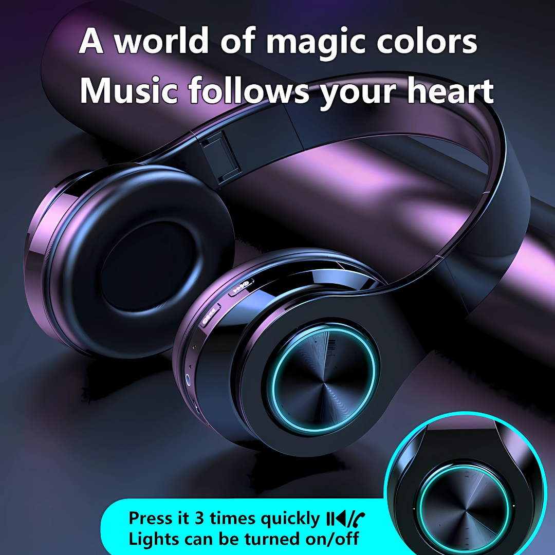 Over-Ear Bluetooth Wireless Headphones ANC Noise Cancelling