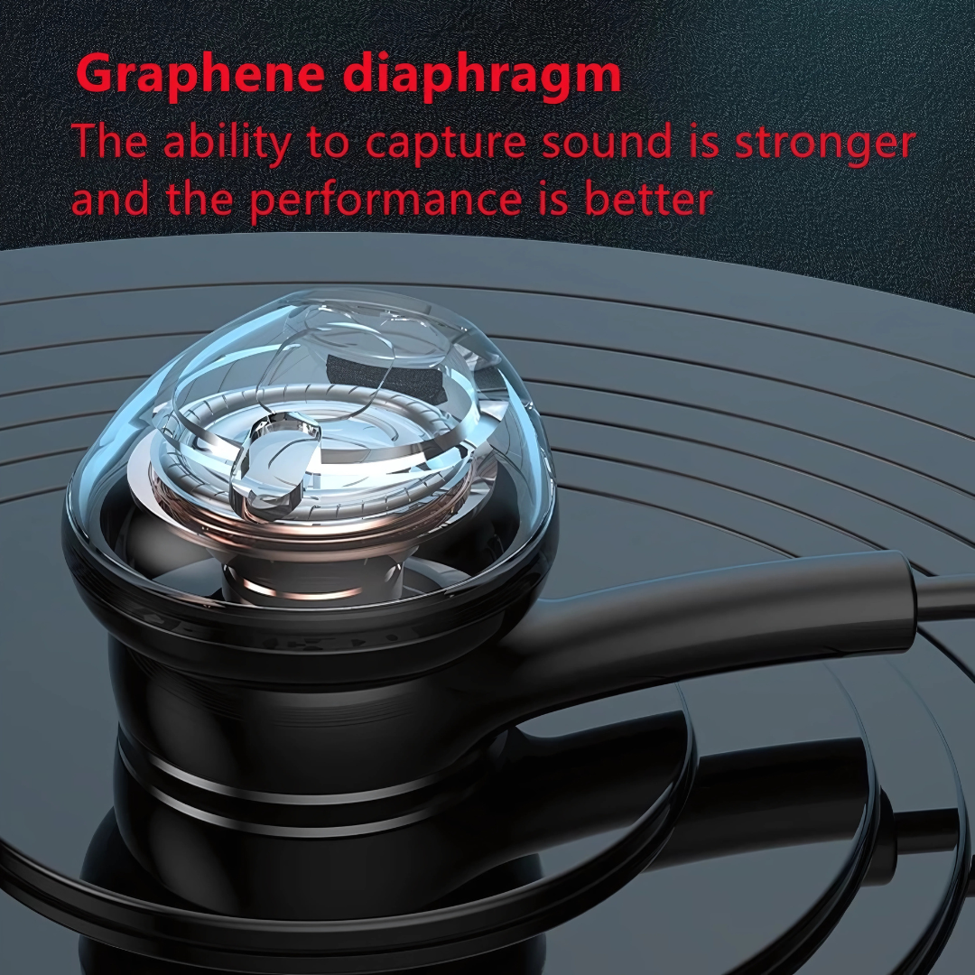 Neck-Mounted Bluetooth Headset Waterproof Sports Wireless Earphones with Mic