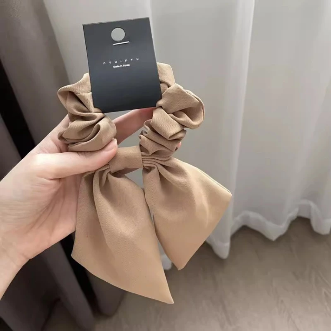 Simple High Ponytail Scrunchies | Elastic Hair Tie Rubber Band