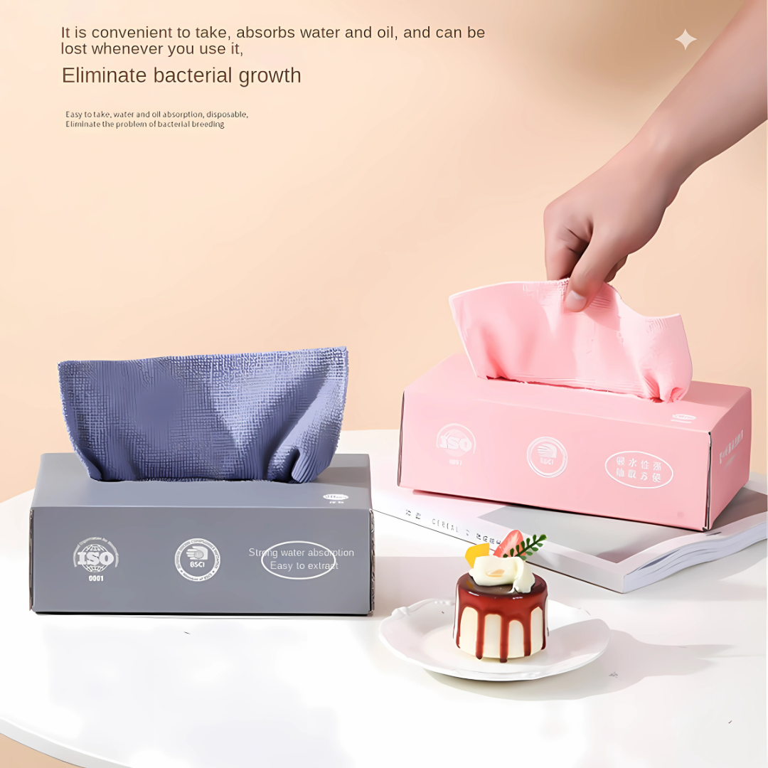 Microfiber Kitchen Dishcloths (20 Pcs) Super Absorbent, Quick-Dry & Reusable Cleaning Cloths