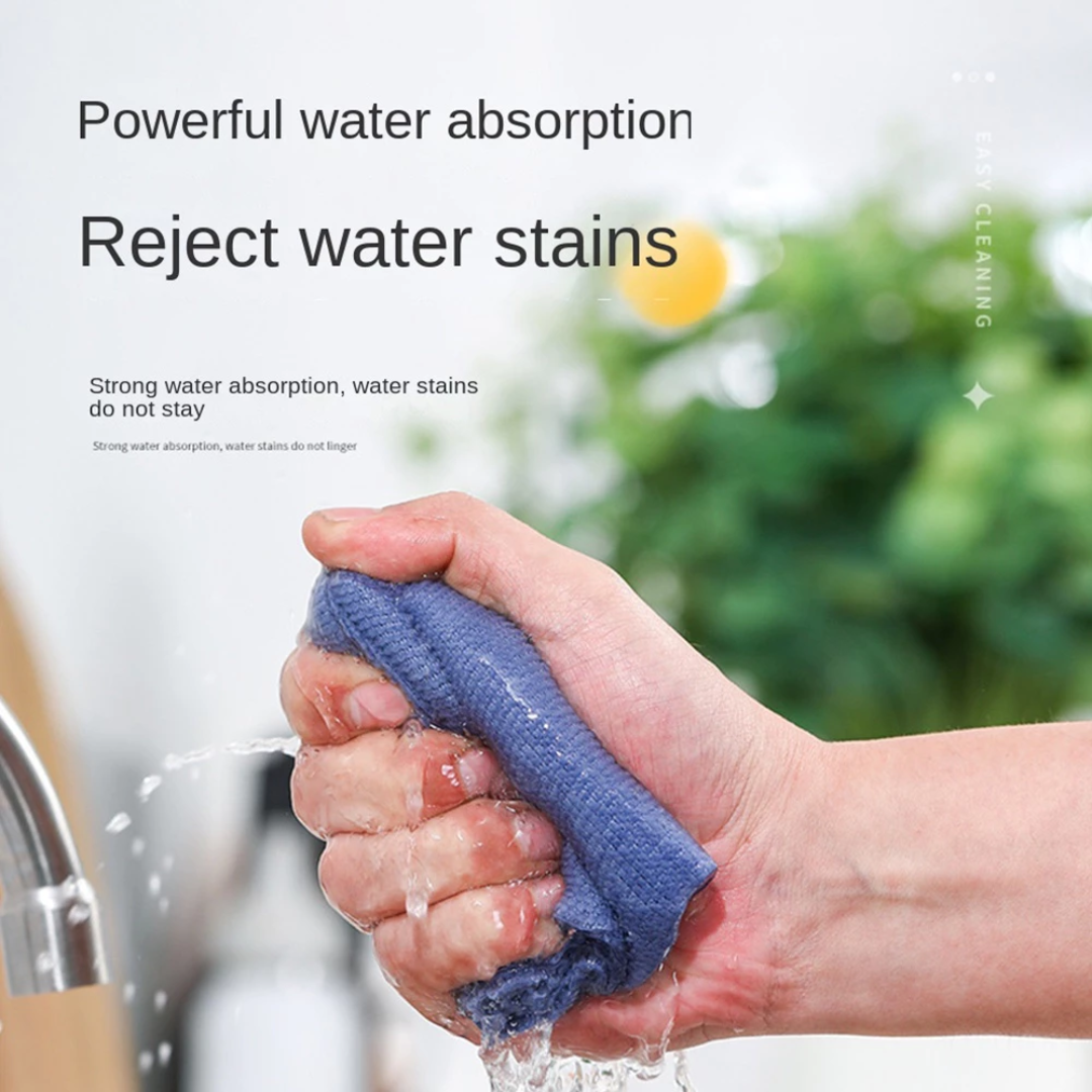 Microfiber Kitchen Dishcloths (20 Pcs) Super Absorbent, Quick-Dry & Reusable Cleaning Cloths