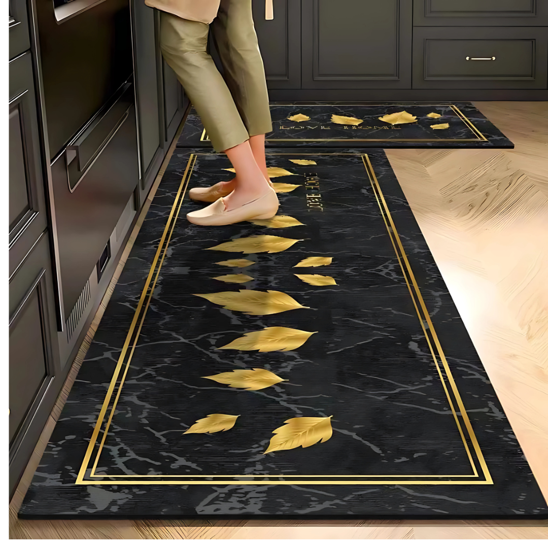 2PCS Kitchen Floor Mat Absorbent Easy Clean Mats