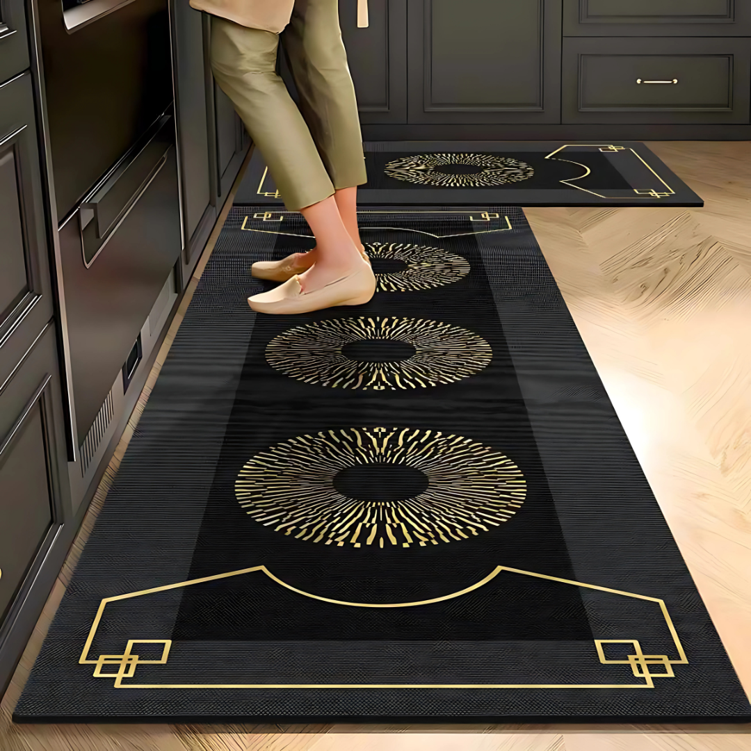 2PCS Kitchen Floor Mat Absorbent Easy Clean Mats