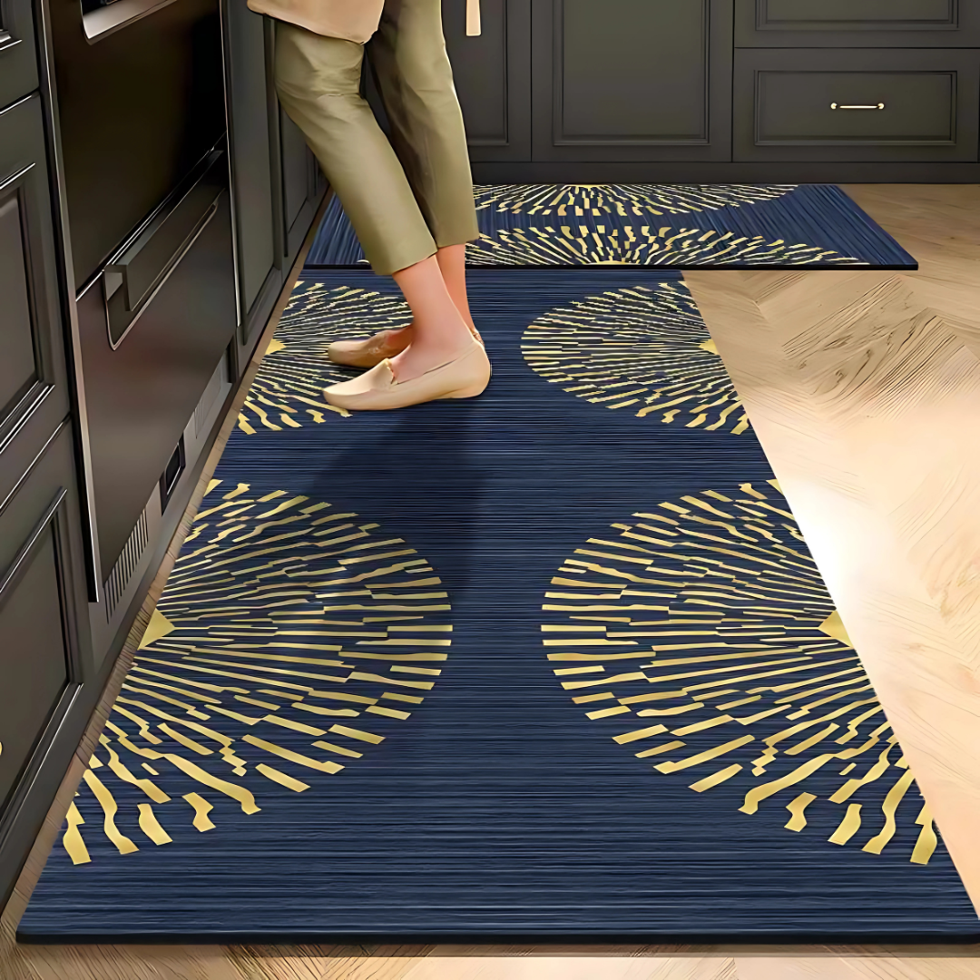 2PCS Kitchen Floor Mat Absorbent Easy Clean Mats