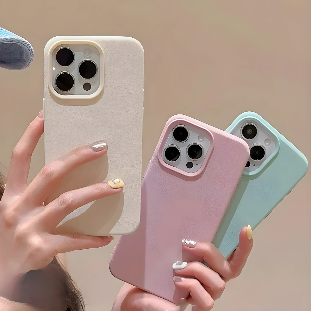 3D DIY Creative Maimen M Soft Leather iPhone Case
