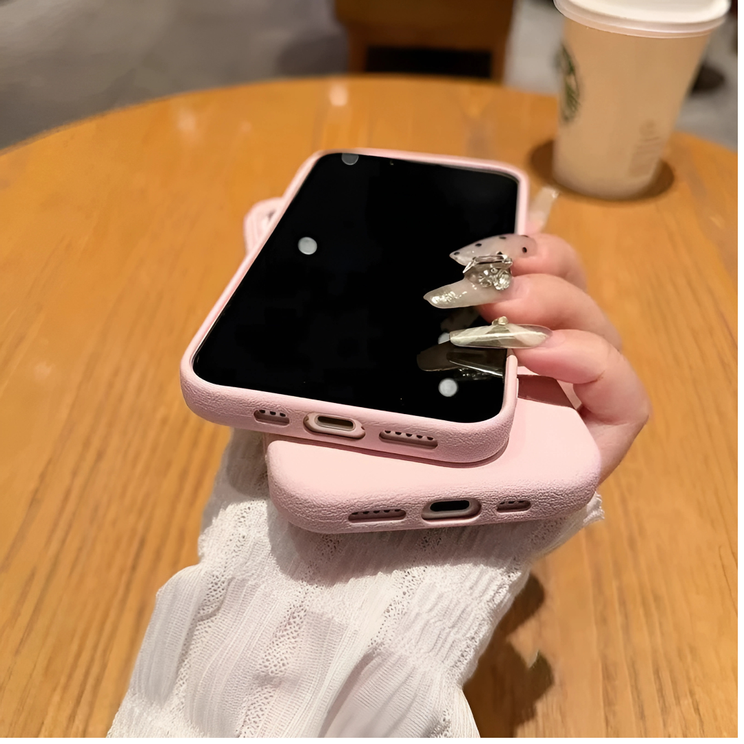 3D DIY Creative Maimen M Soft Leather iPhone Case